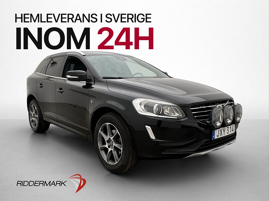 Volvo XC60 D4 AWD Ocean Race D-Värmare Skinn Drag Extraljus