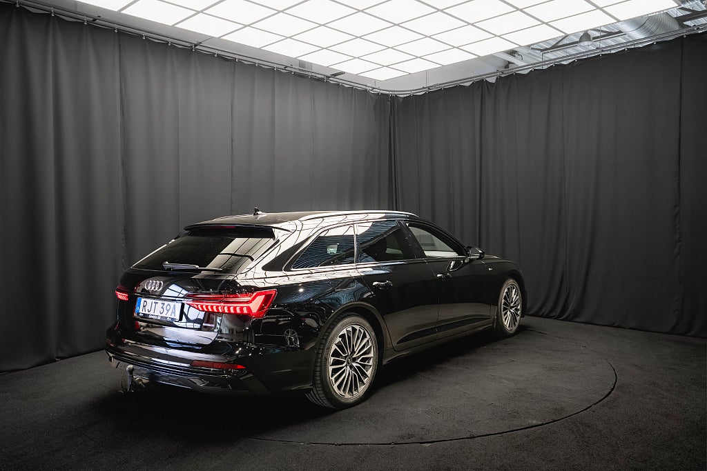 Audi A6 55 TFSI e Q S-Line DRAG COCKPIT P-VÄRM 1-ÄGARE MOMS