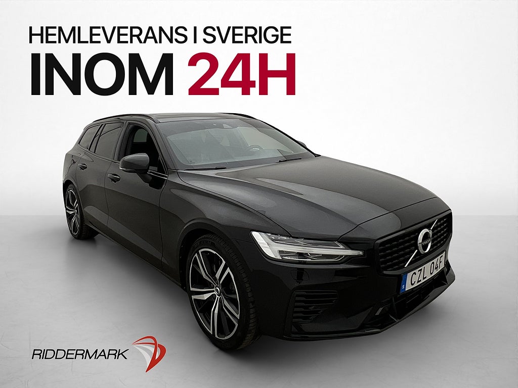 Volvo V60 Recharge T6 AWD 350hk R-Design Värmare Panorama