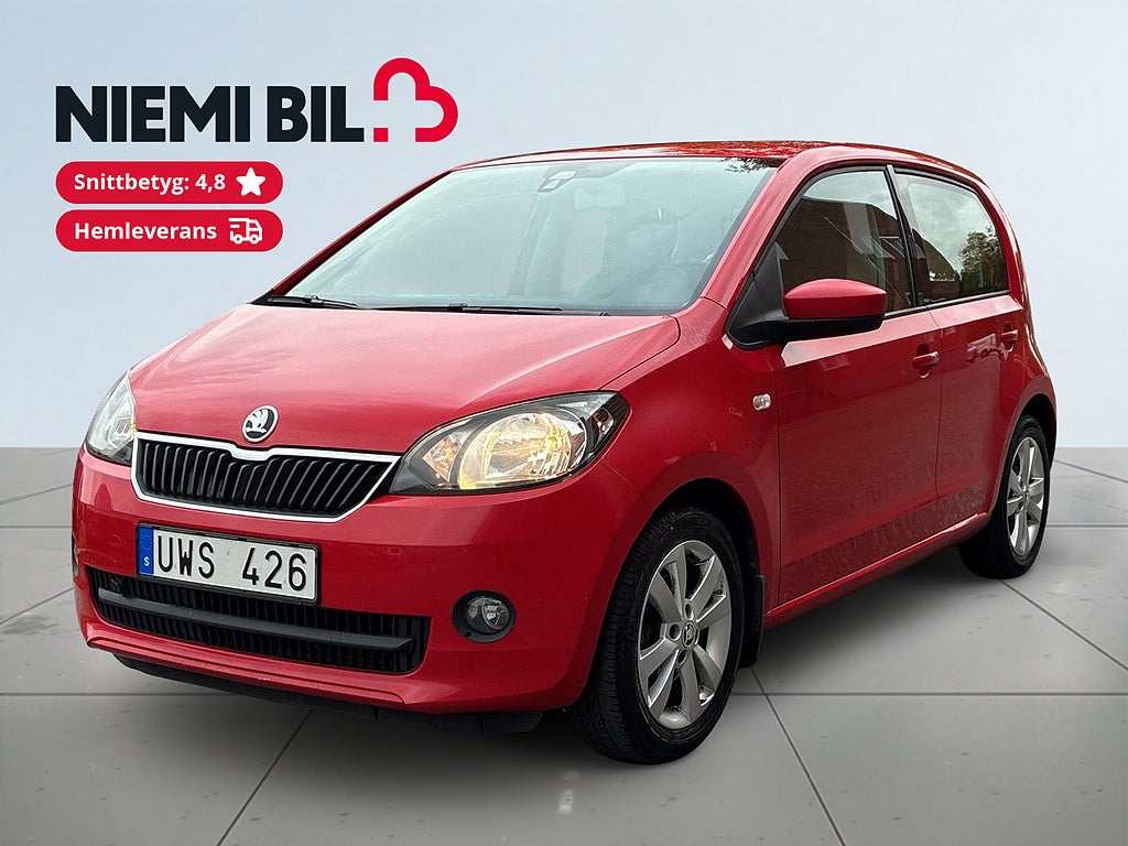 Skoda Citigo 5-dörrar 1.0 MPI LågSkatt/SoV-Däck/MoK-Värmare