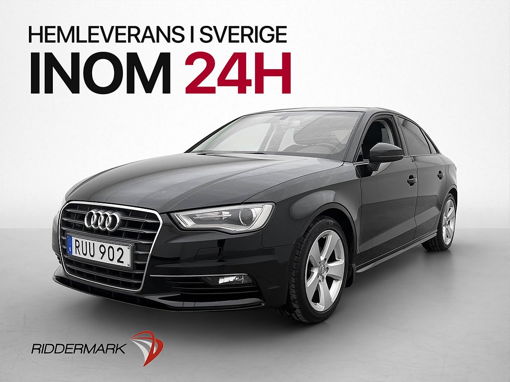 Audi A3 Sedan 1.4 TFSI 125hk Sensorer Farthållare 0,5l/Mil