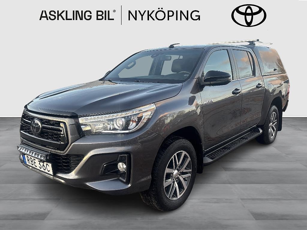 Toyota HiLux Dubbelhytt 2.4 D AWD Automat, Kåpa, bränslevärmare