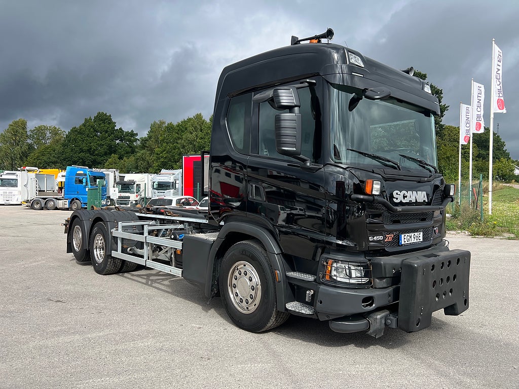 Scania G450 6x2*4 XT Lastväxlare, Fullt Plogutrustad