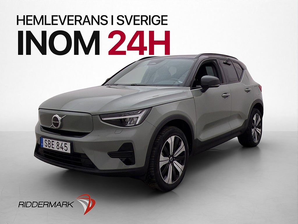 Volvo XC40 231hk Recharge Core CarPlay Navi Drag Moms