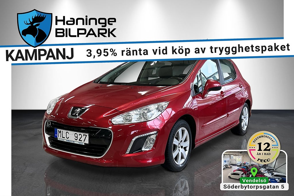 Peugeot 308 5-DR 1.6 HDi SUPERDEAL 3.95% / KAMREM BYTT / LÅGMILAD