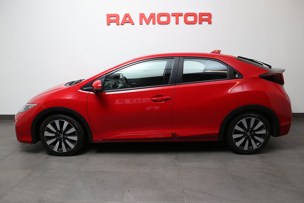 Honda Civic 1,8 i-VTEC 141hk Sport 5D Motorv Dragkrok 2015