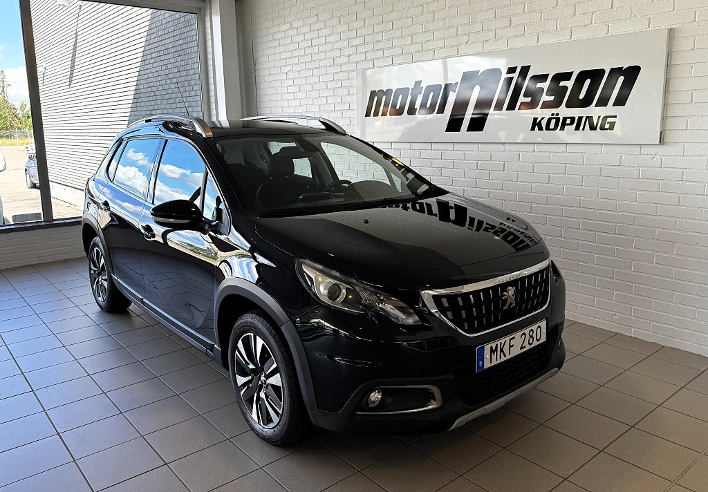 Peugeot 2008 1.2T 110hk Allure Ny Kamrem V-hjul Årsskatt 360:- 