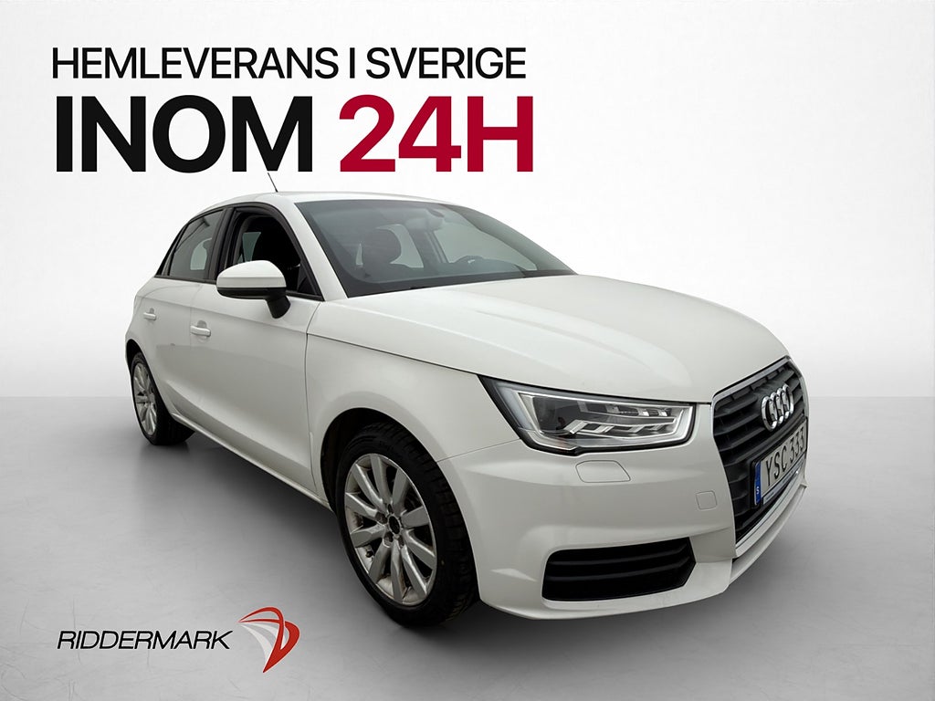 Audi A1 Sportback 1.0 TFSI 95hk Proline Sensorer Bluetooth