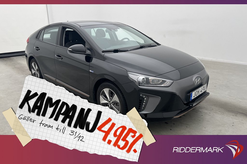 Hyundai IONIQ Electric 28 kWh 120hk Premium 4,95% Ränta