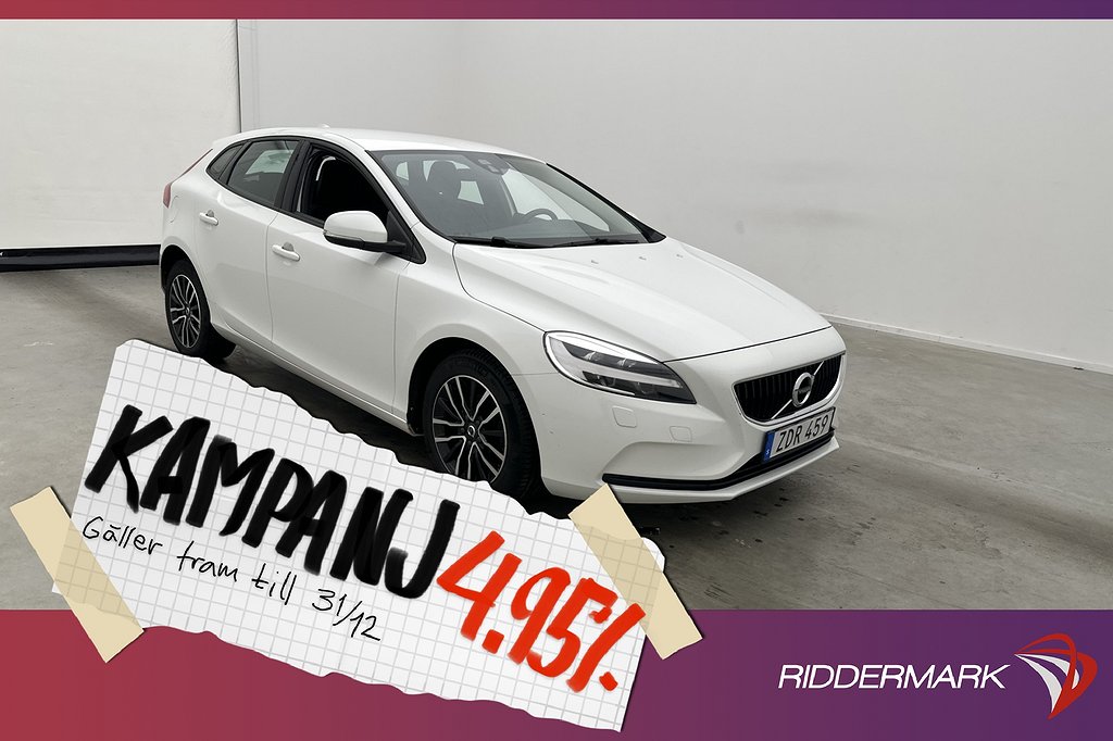 Volvo V40 D2 120hk Momentum VOC Värm Navi S 4,95% Ränta