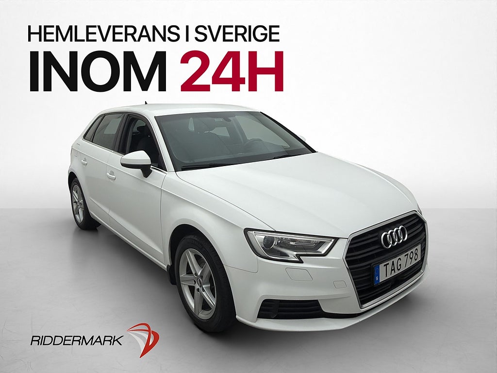 Audi A3 Sportback 35 TFSI 150hk Proline Sensorer AdaptivFart