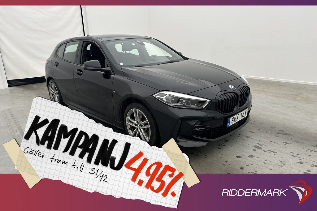 BMW 120 i 178hk M Sport Cockpit HiFi Navi 4,95% Ränta