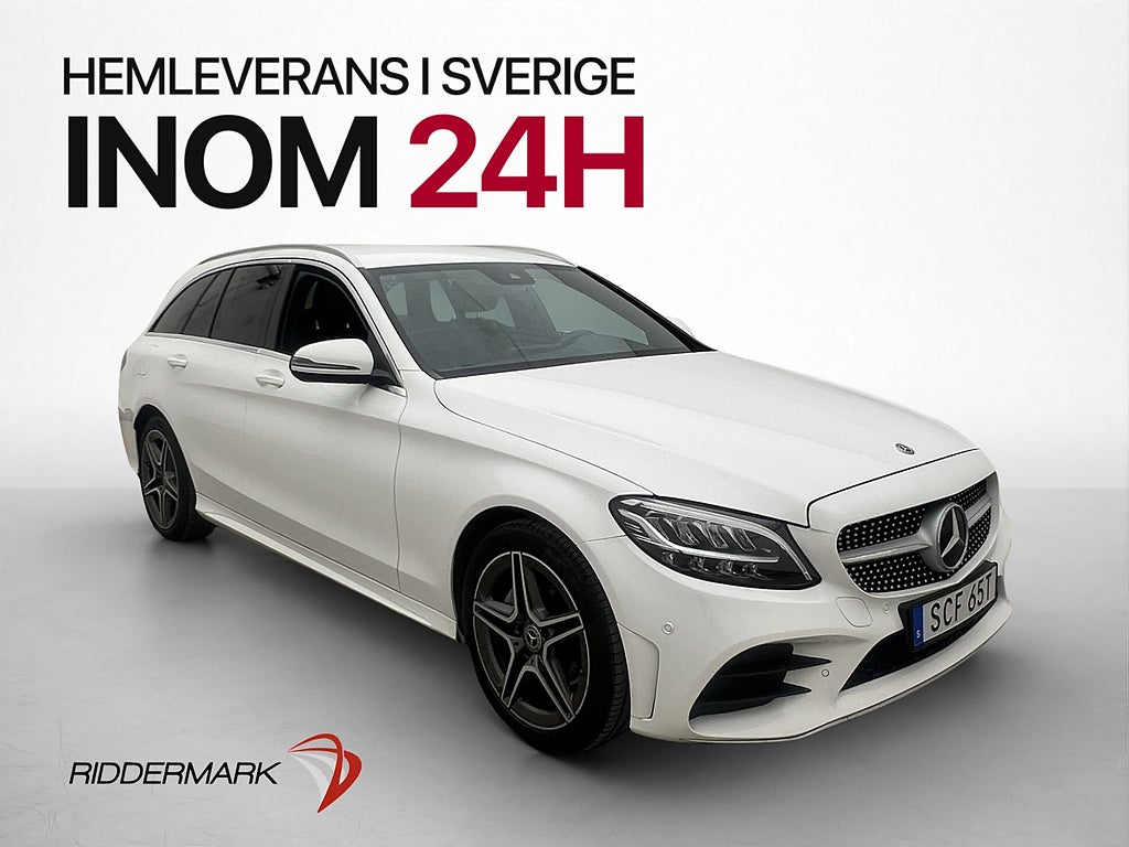Mercedes-Benz C 200 T d AMG Drag Kamera Värmare Navi