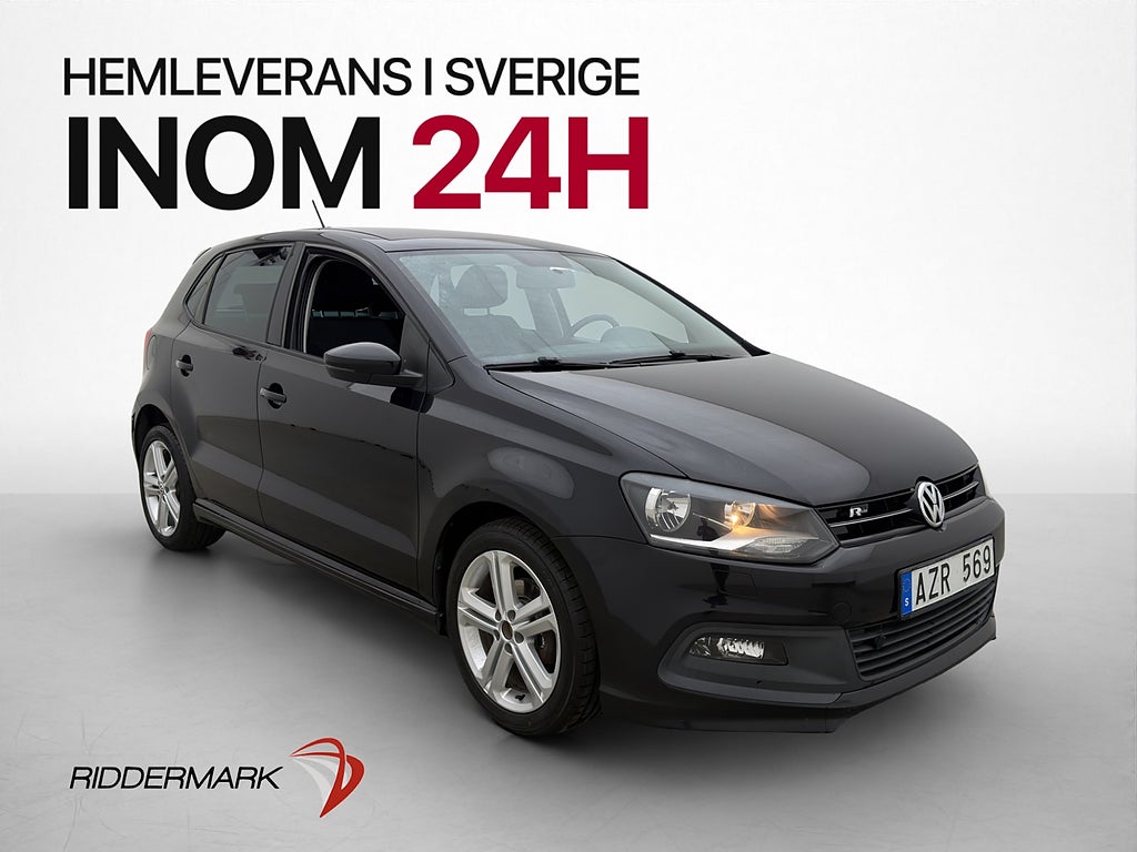 Volkswagen Polo 1.2 TSI 90hk R-Line Taklucka P-Sensorer