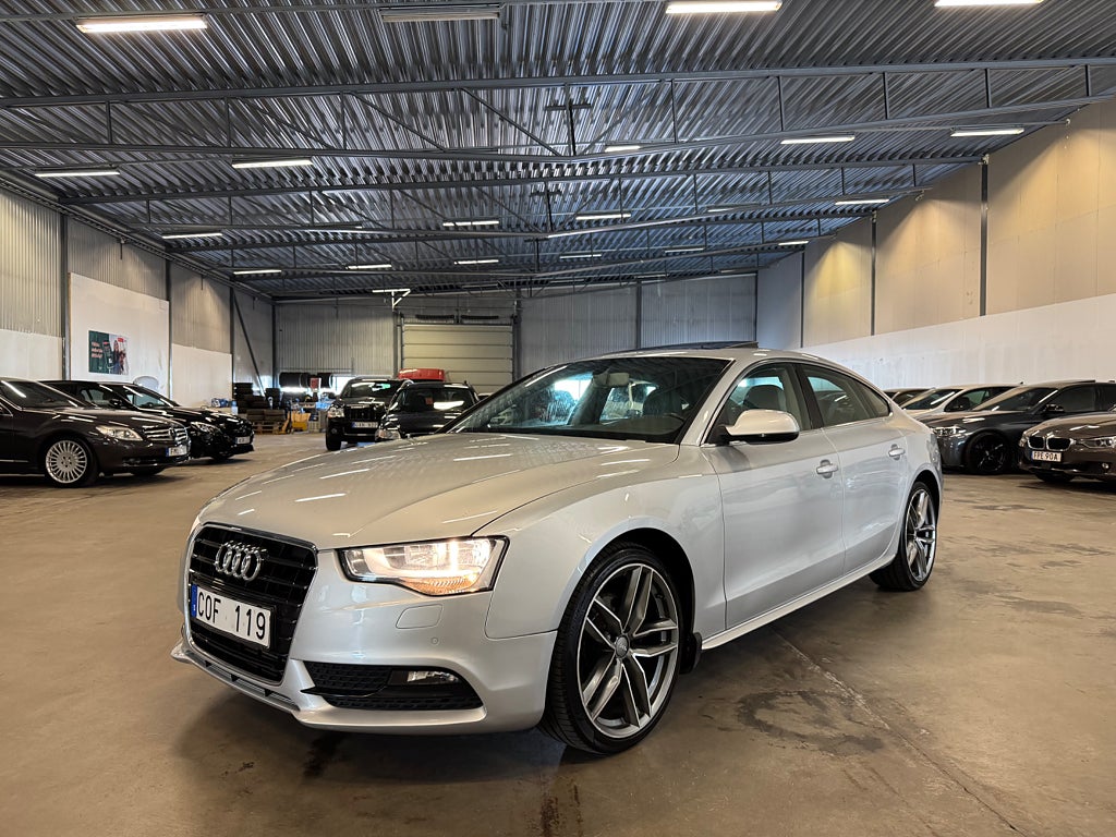 Audi A5 Sportback 2.0 TDI | Taklucka | Skinn | Låg Skatt