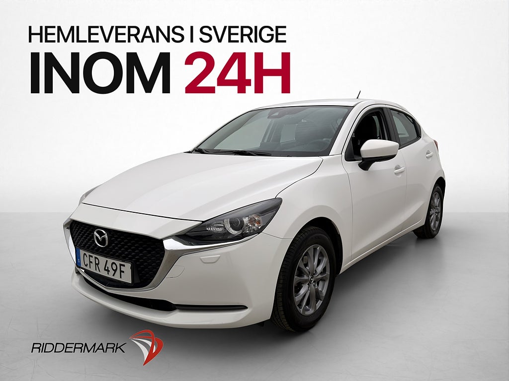 Mazda 2 1.5 SKYACTIVE 90hk Navi Bluetooth Farthållare