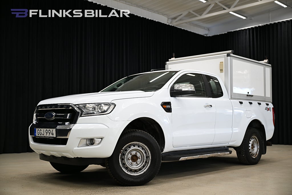 Ford ranger 160HK Automat|Kåpa|Släde|EnÄgare|Drag|Värmare|Leasbar