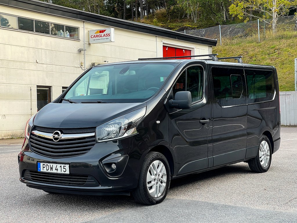 Opel Vivaro Kombi Lång 2.9t 1.6 CDTI BiTurbo 9-sits|Drag|PDC