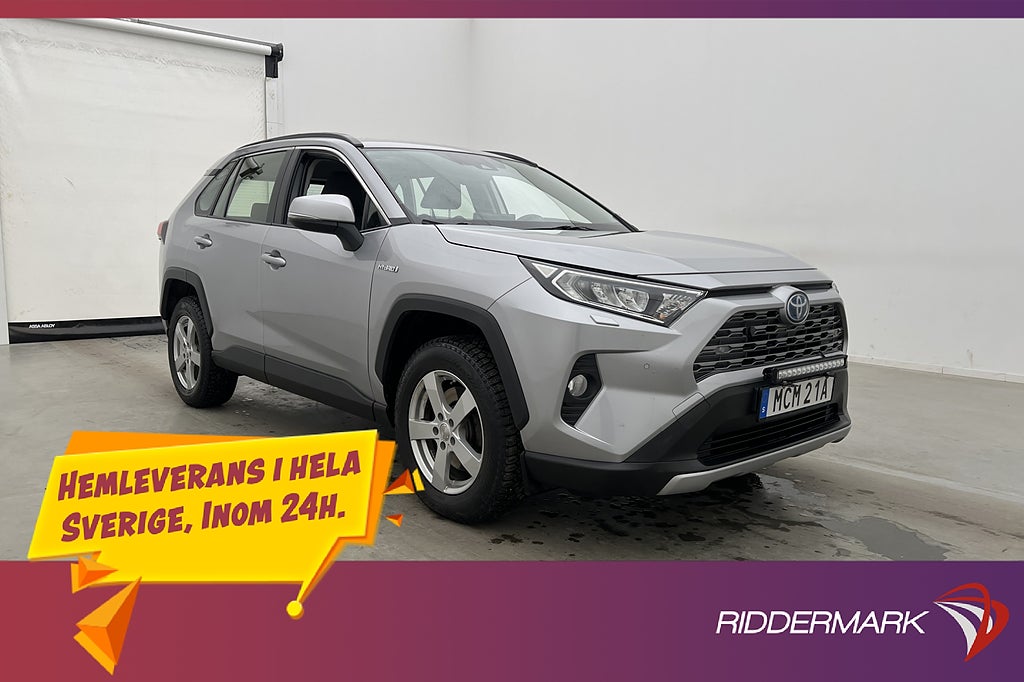 Toyota RAV4 Hybrid 222hk AWD Active Värmare Kamera Rattvärme
