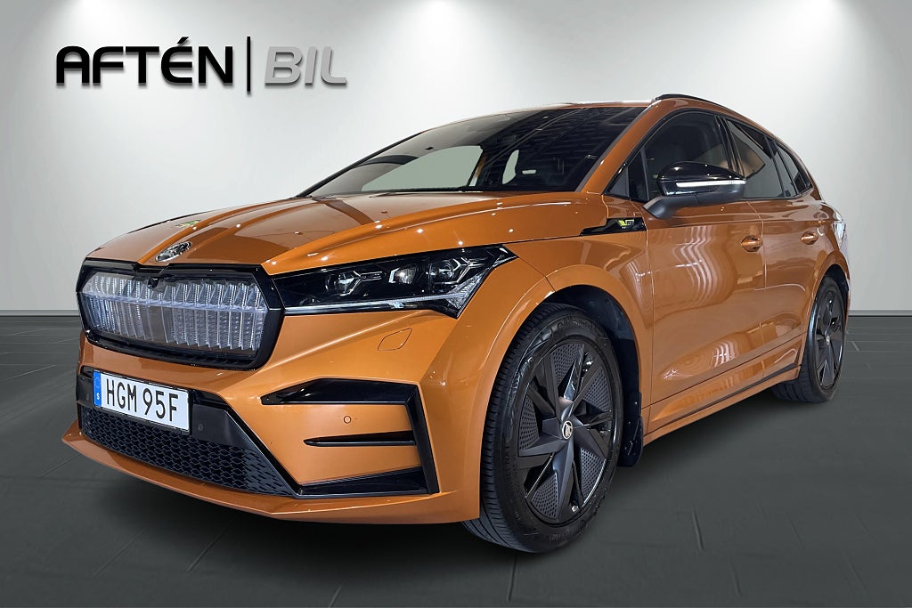 Skoda Enyaq iV RS 340hk AWD | Drag, B-kamera, Värmare, Elstol, Canton