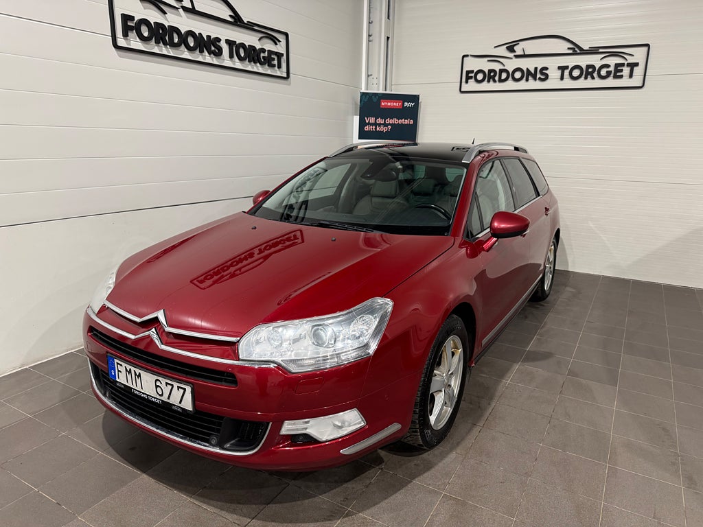 Citroën C5 Tourer 3.0 V6 HDi 1-Ägare Panorama Massagestolar