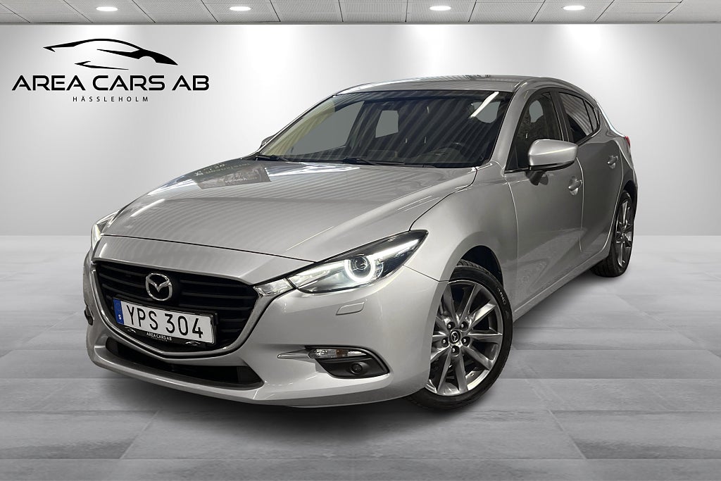 Mazda 3 Sport 2.0 SKYACTIV-G 165hk-kamera-SE SPEC-headup/