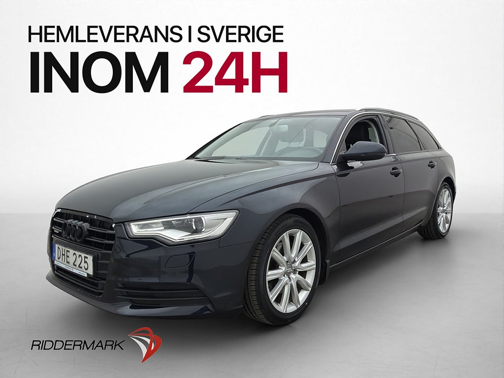 Audi A6 3.0 TDI V6 204hk Proline Dragkrok  P-sensorer