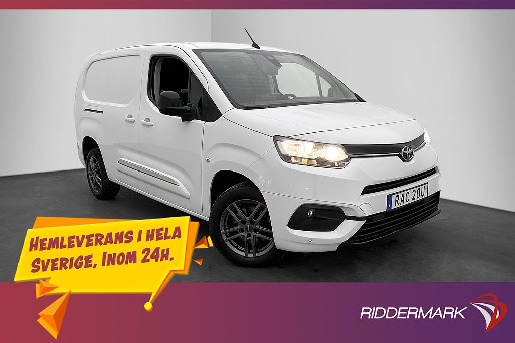 Toyota ProAce City 1.2 130hk Backkamera Navi MOMS