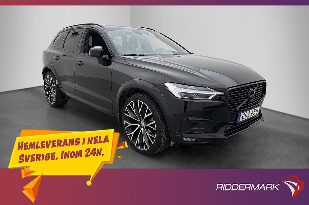 Volvo XC60 D4 190hk AWD R-Design Värm Pano Skinn 360 Drag