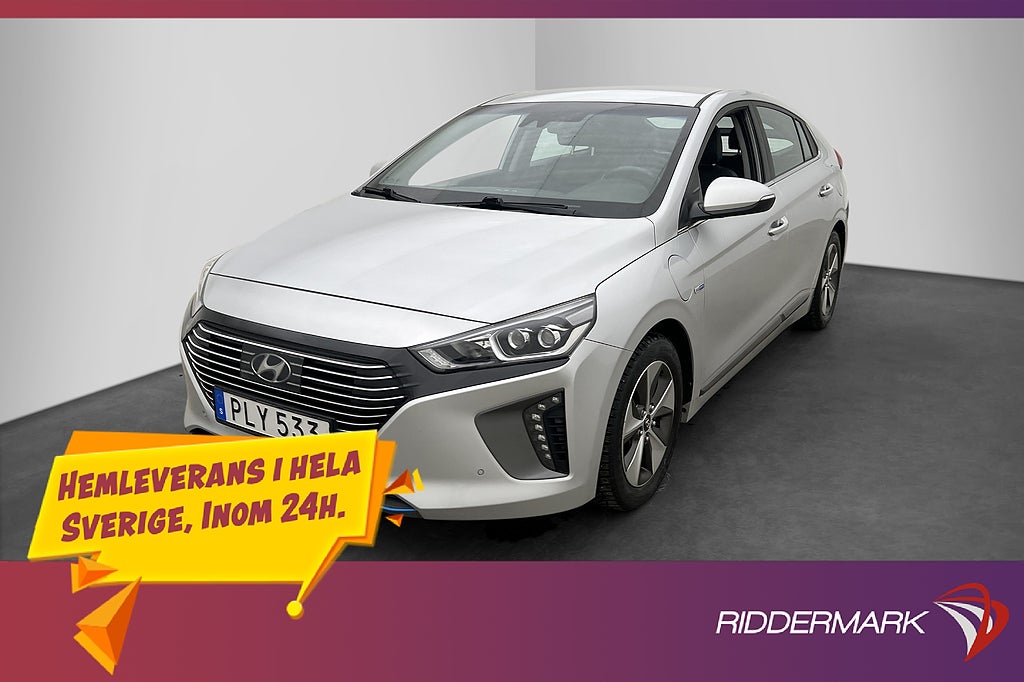 Hyundai IONIQ Plug-in 164hk Premium Plus Kamera Skinn Elstol
