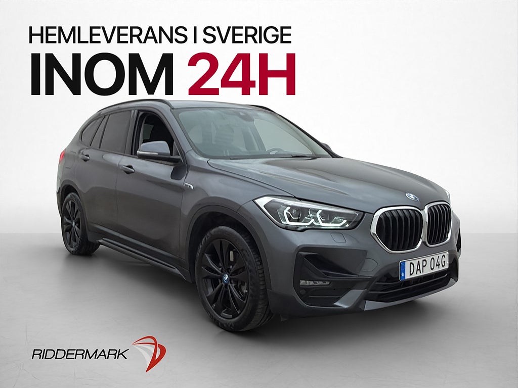 BMW X1 xDrive25e Sport line 220hk Kamera Navi HuD Halvskinn