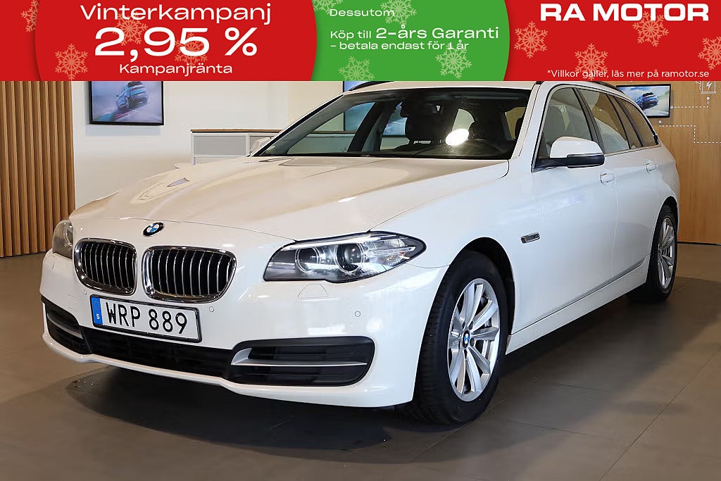 BMW 520 d Touring Aut Drag PDC Connected Blåtand Rattvärme 2016