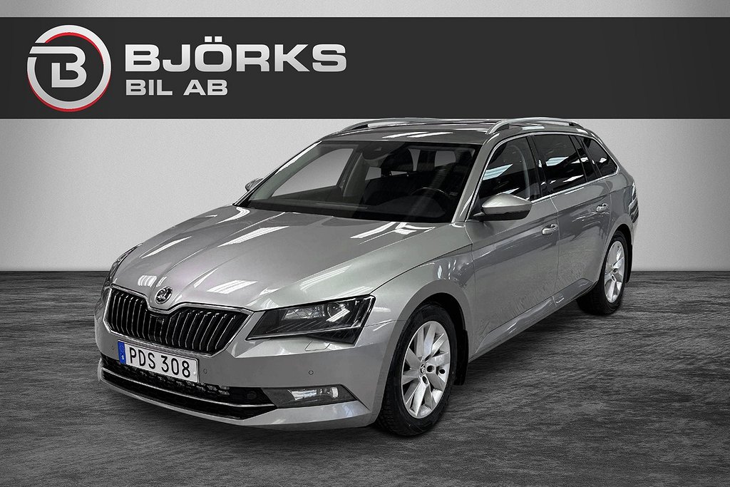 Skoda Superb Kombi 2.0 TDI 4x4 Business Värmare Drag 190hk