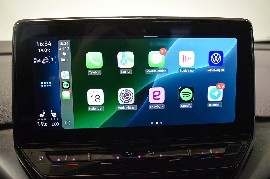 VOLKSWAGEN ID.4 PURE PERFORMANCE ATTELAGE GPS CARPLAY VENDU EN SUÈDE | 4X2 | BVA
