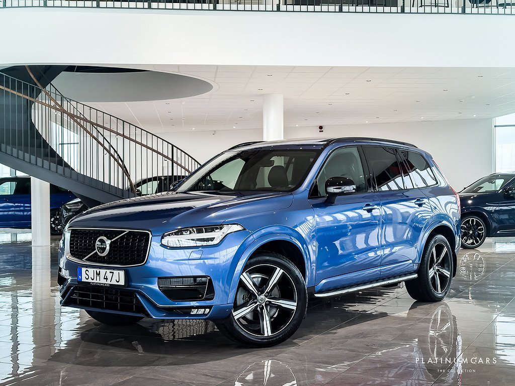 Volvo XC90 B5 AWD R-Design 7-sits 235hk / Sv.såld / Pano