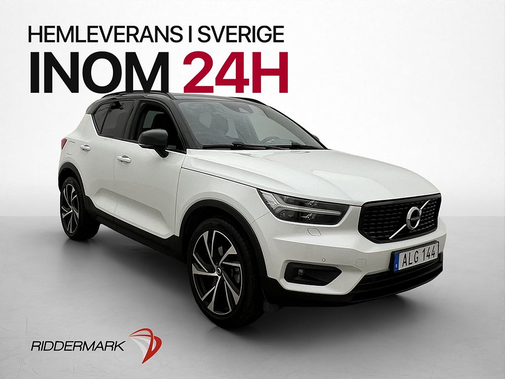 Volvo XC40 D4 190hk AWD R-Design Kamera H/K VOC Värmare Drag