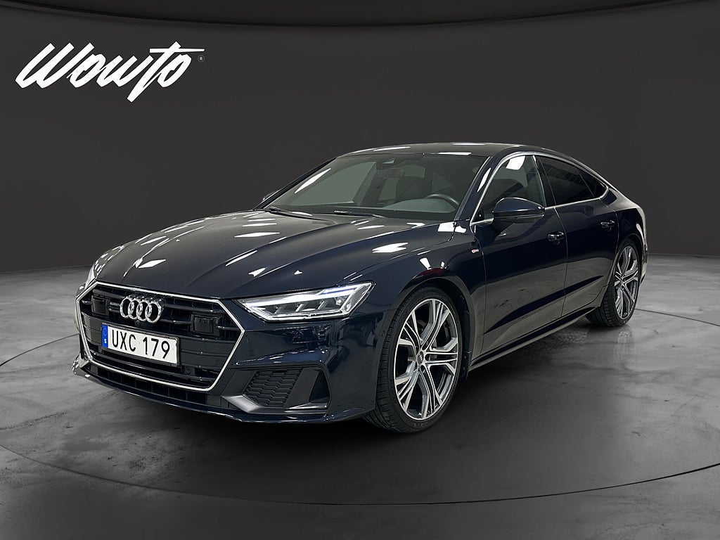 Audi A7 SB 45 TFSI 245 hk Quattro / S-Line / B&O / Dragkrok