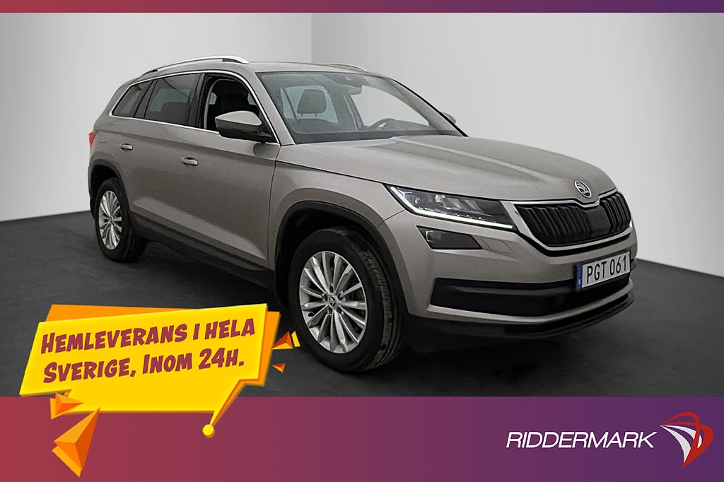Skoda Kodiaq 190hk 4x4 Businessline Värm Canton Skinn Drag