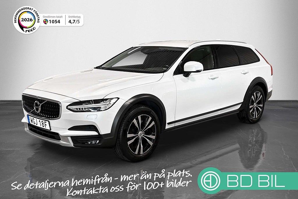 Volvo V90 Cross Country D4 AWD Advance SE H/K Värmare Kamrem Bytt En Ägare Drag