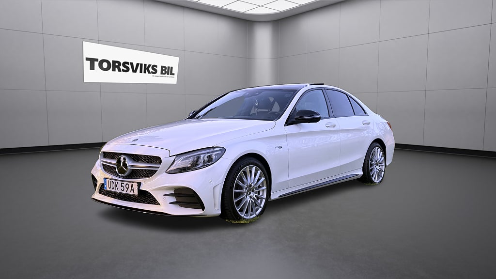 Mercedes-Benz AMG C 43 4MATIC AMG Line Designo Pkt 3500 Mil 1 Ägare