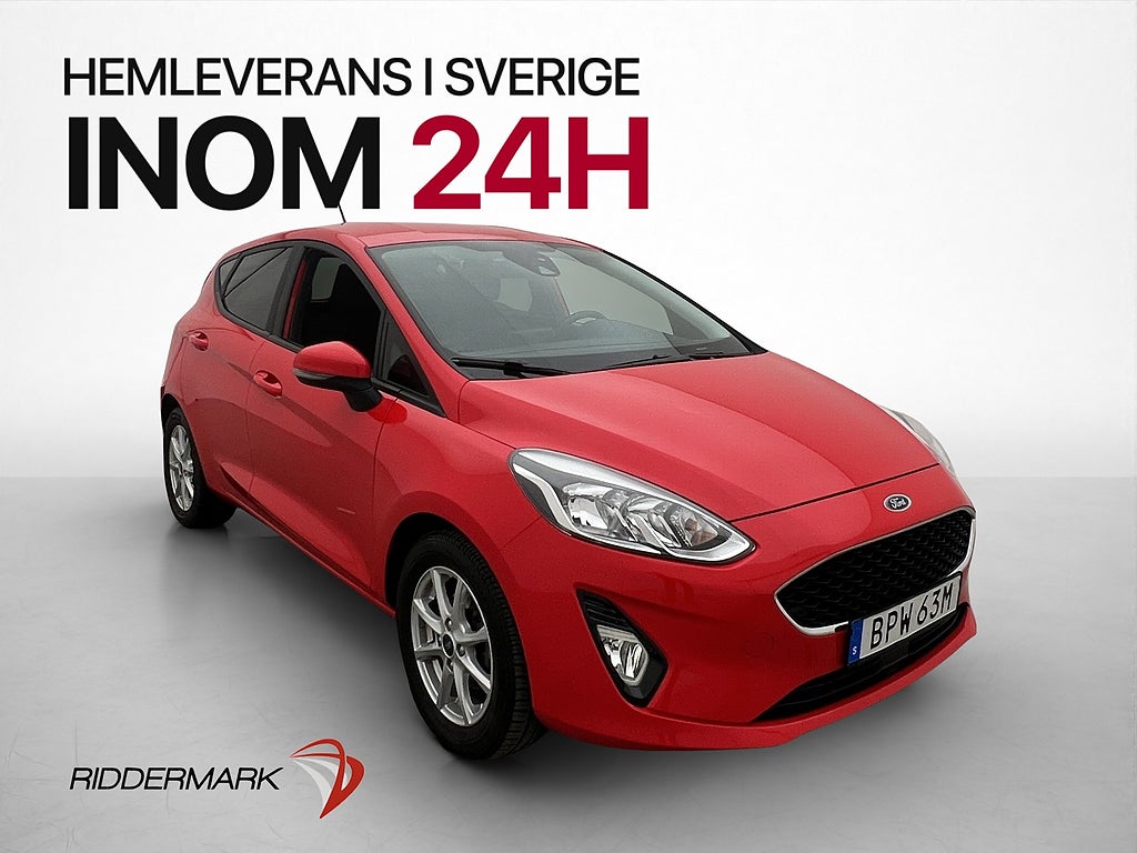 Ford Fiesta 100hk Trend Kamera Rattvärme Bluetooth ISOFIX