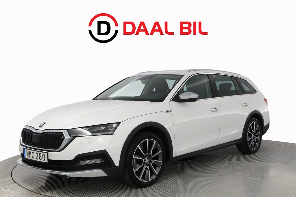 Skoda Octavia Scout 2.0 TDI 4x4 200HK KOMFORT DRAG B-KAMERA P-VÄRM APP-CON
