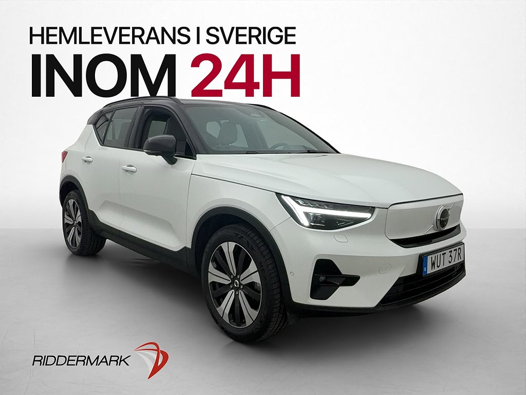 Volvo XC40 Recharge Twin AWD Ultimate 360° Pano H/K Värmare