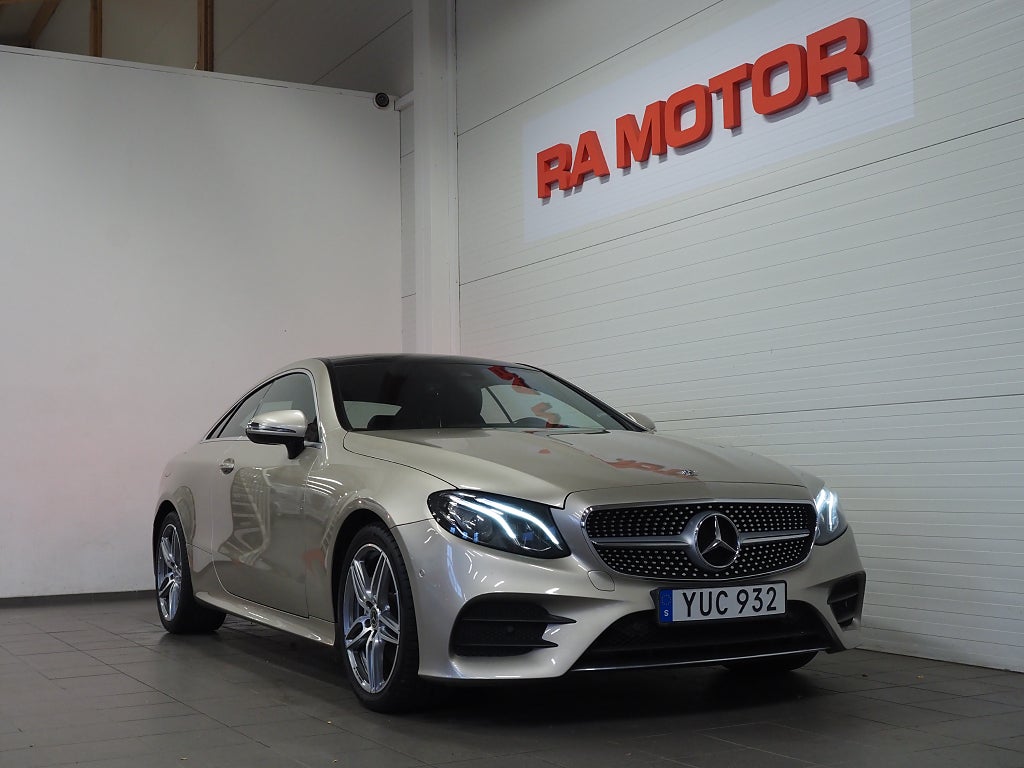Mercedes-Benz E 200 4MATIC Coupé Aut AMG Burmester Pano Widescreen Navi 2018