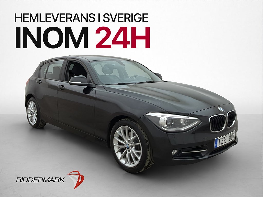 BMW 120 d Manuell 184hk Sport line Sensorer Farthållare