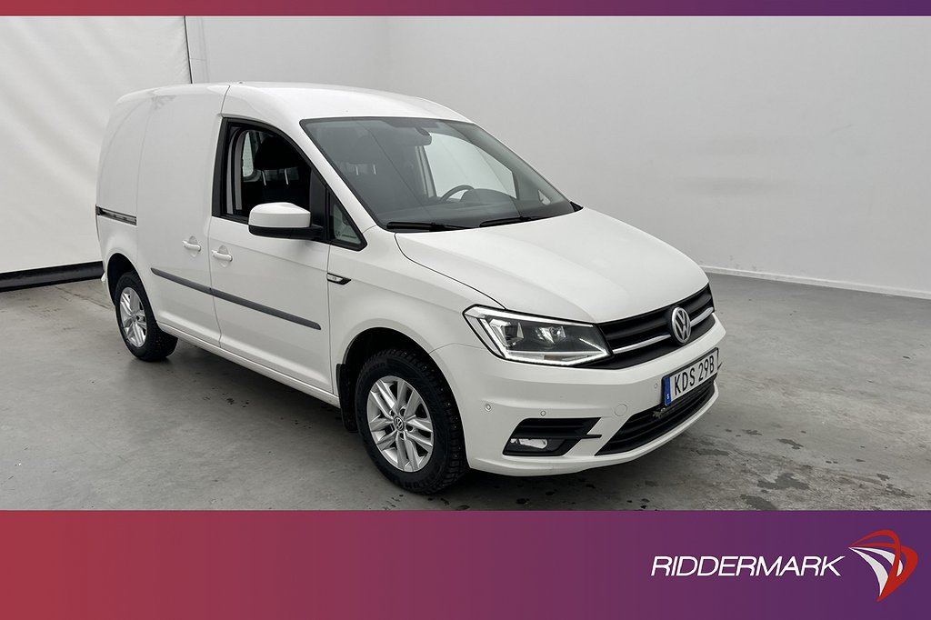 Volkswagen Caddy 2.0TDI Värmare LED Drag PDC CARPLAY Moms