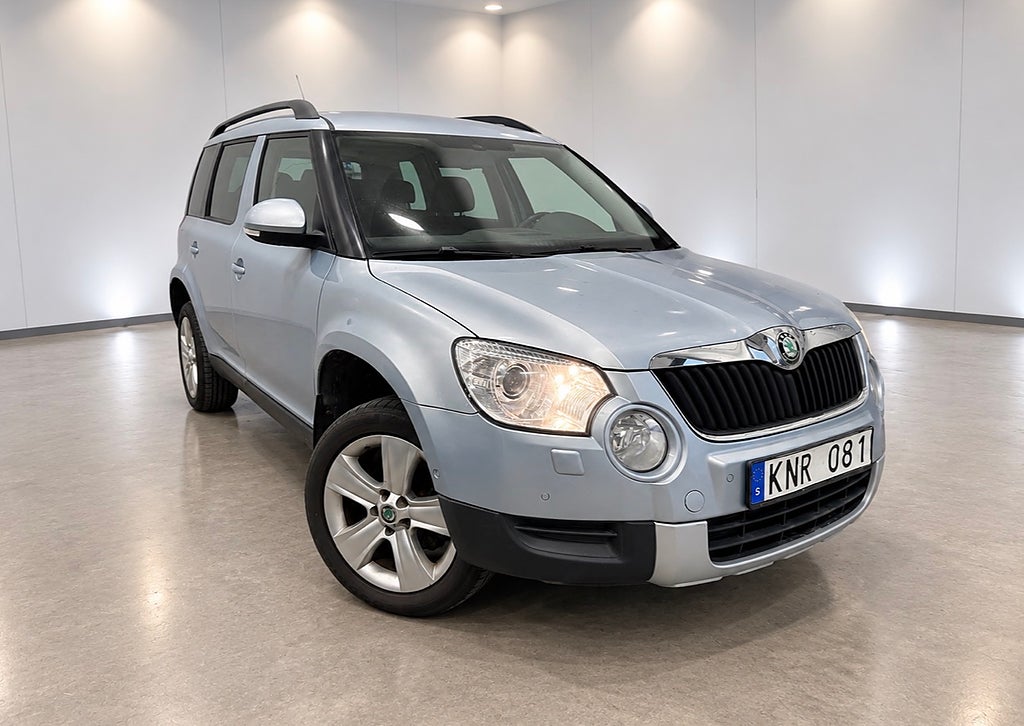 Skoda Yeti 1.8 TSI 4x4 160 hk Parkeringssensorer Drag Farthållare