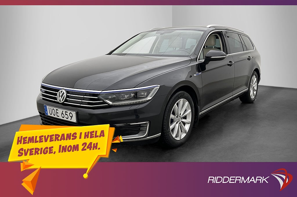 Volkswagen Passat GTE 218hk Pano Cockpit Skinn Drag