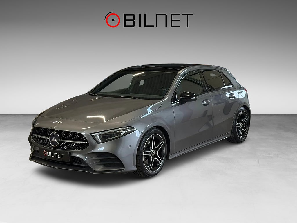 Mercedes-Benz A 180 7G AMG *3,99%* Pano Värmare Ambient Kamera Elstolar