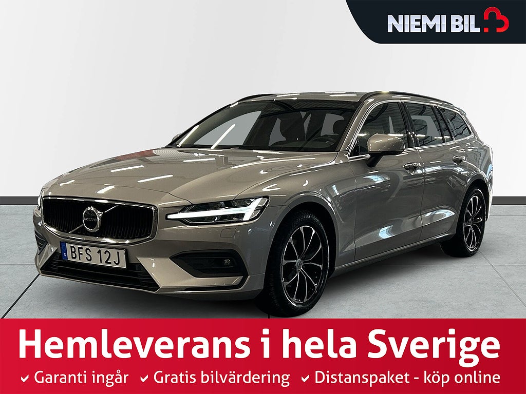 Volvo V60 B4 DCT Core S&V-hjul/Nav/Kamera/Carplay/Pvärm